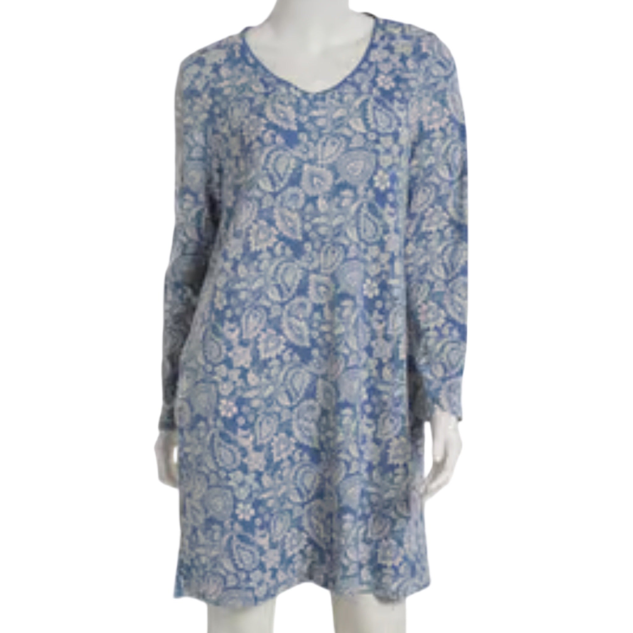 Camisón a Media Pierna con Manga Larga 588960 René Rofé