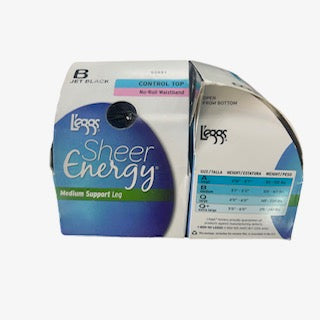 Pantyhose Sheer Energy Medium Support Leggs 92870/92880