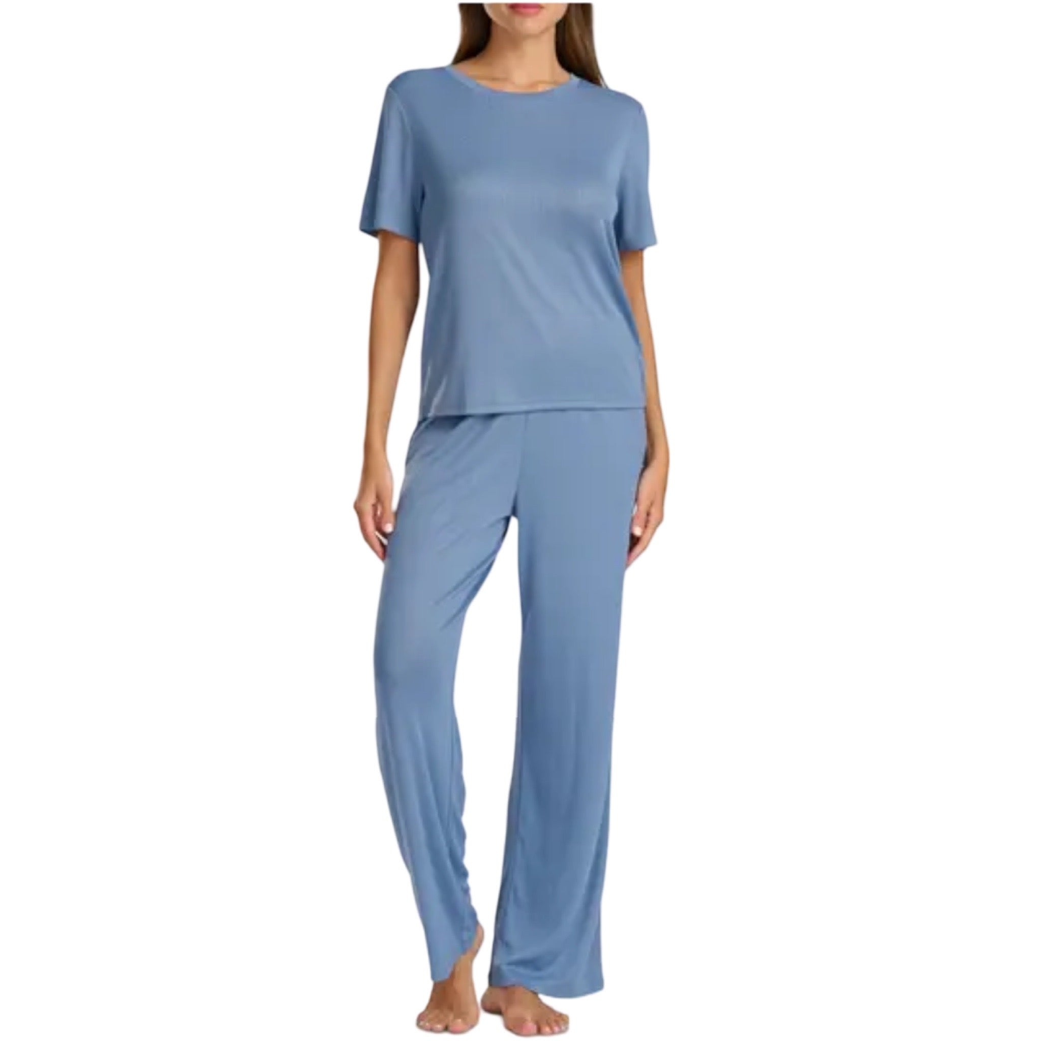 Pijama Pantalon Largo y Blusa Cerrada con Manga Corta RLD0390 Splendid