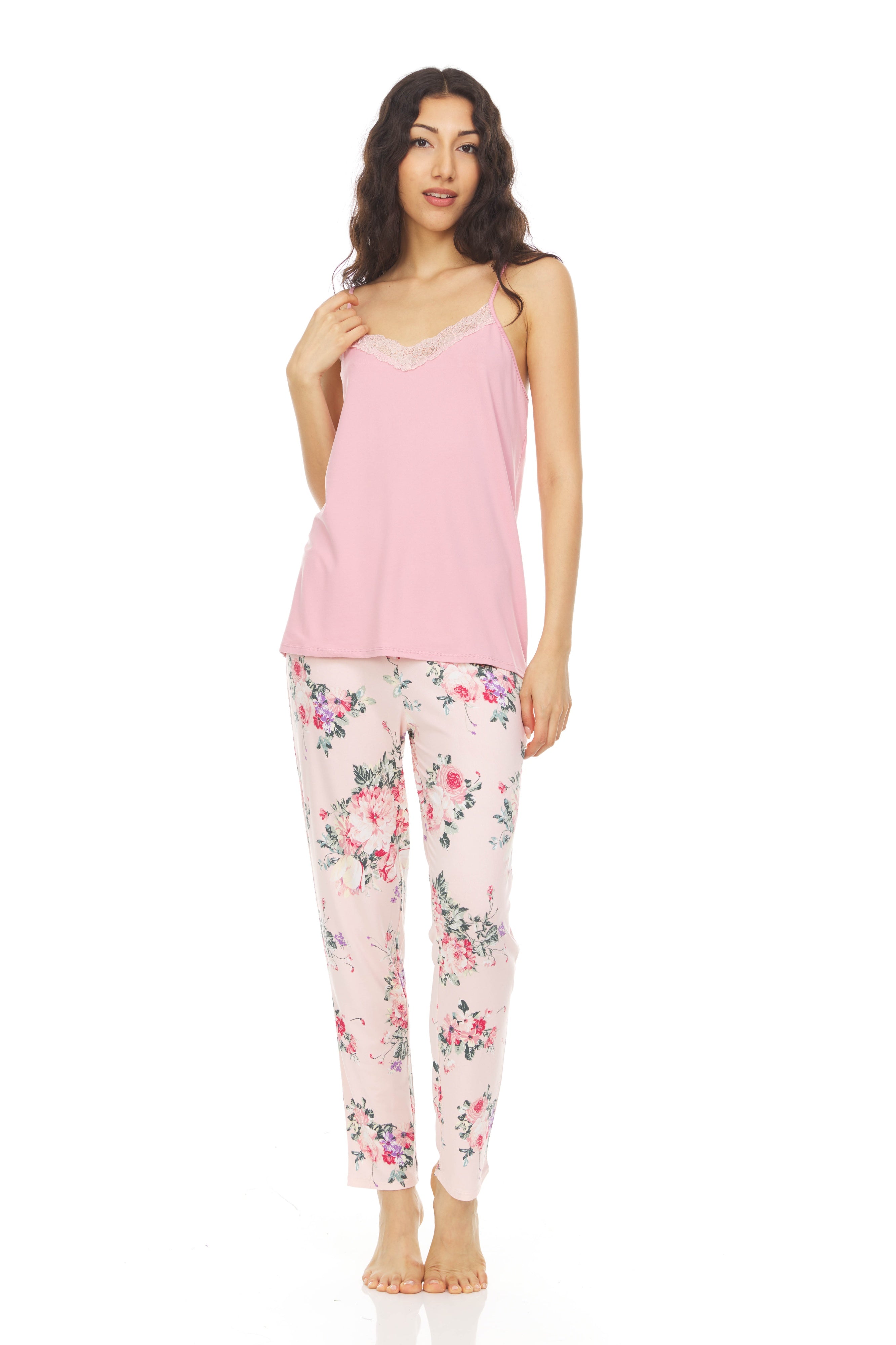 Pijama Pantalón Largo y Blusa Tank Top T90583 Flora Nikrooz