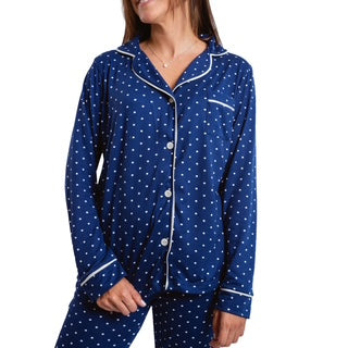 Pijama Pantalon Largo y Blusa Camisera con Botones y manga Larga 578754 Poppy & Clay