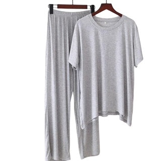 Pijama Pantalón Largo y Blusa Cerrada con Manga Corta L001