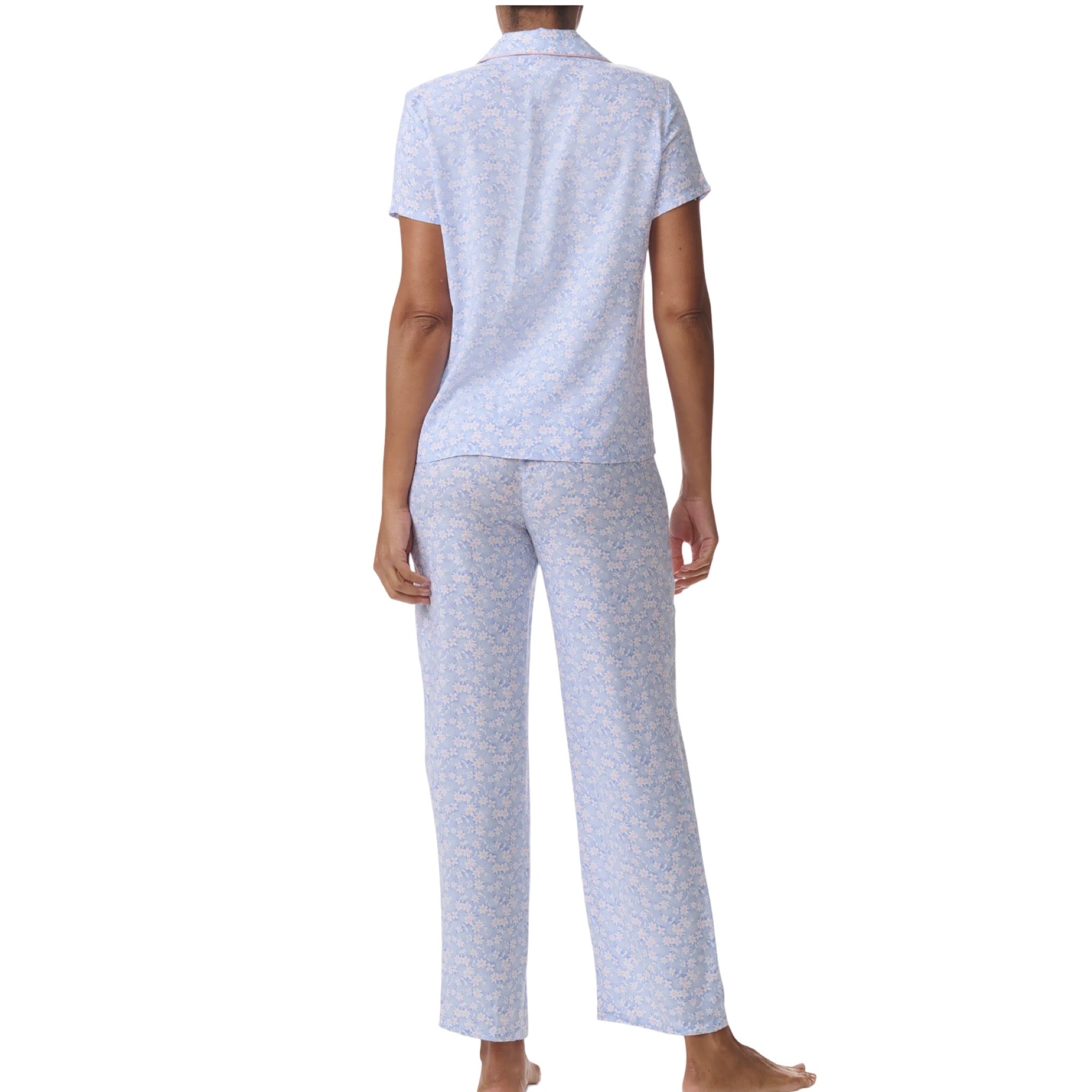 Pijama Pantalon Largo y Blusa Camisera con Botones y Manga Corta RLD0180 Splendid