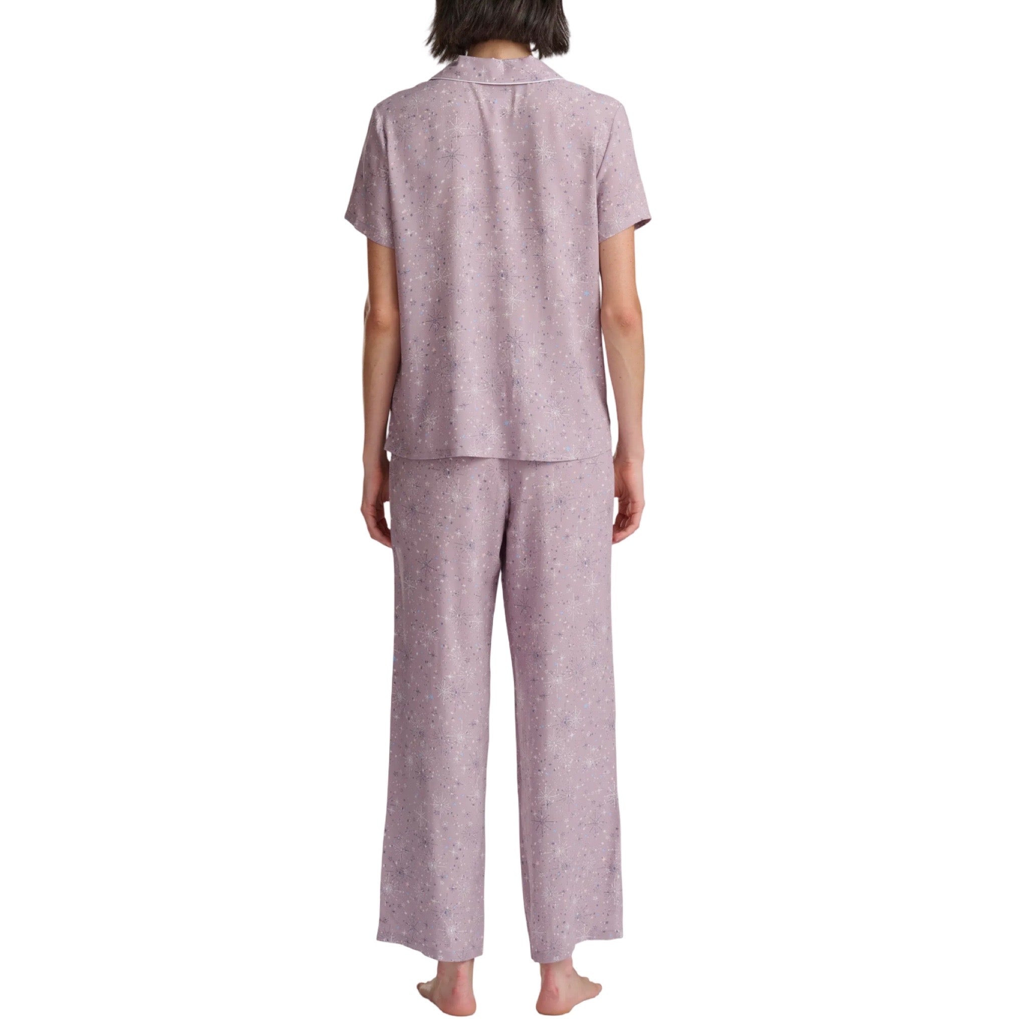 Pijama Pantalon Largo y Blusa Camisera con Botones y Manga Corta RLD0180 Splendid