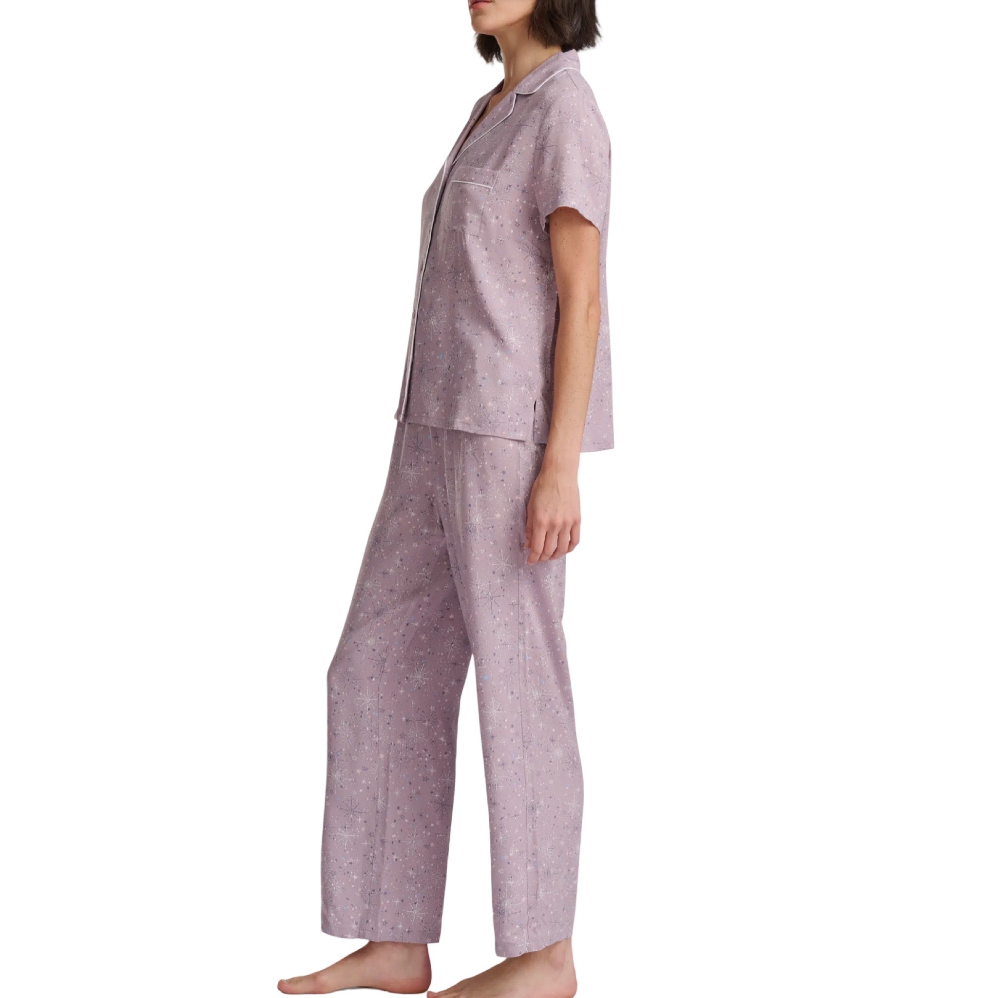 Pijama Pantalon Largo y Blusa Camisera con Botones y Manga Corta RLD0180 Splendid