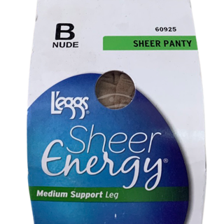 Pantyhose Sheer Panty Medium Support Leg 60800/60900/64400/64600 Sheer Energy L'eggs